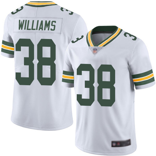 Green Bay Packers Limited White Men 38 Williams Tramon Road Jersey Nike NFL Vapor Untouchable